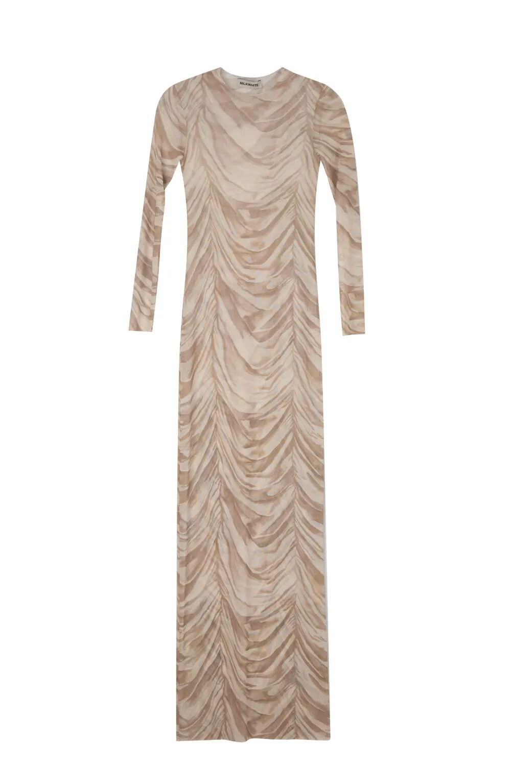 PRINTED MESH DRESS