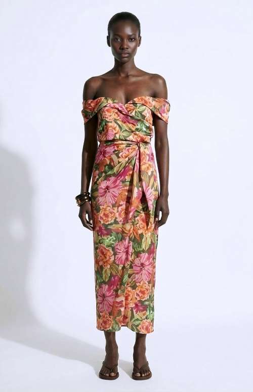 CLUB COLADA FLORAL DRESS