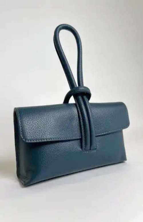 LEATHER BAG PETROL