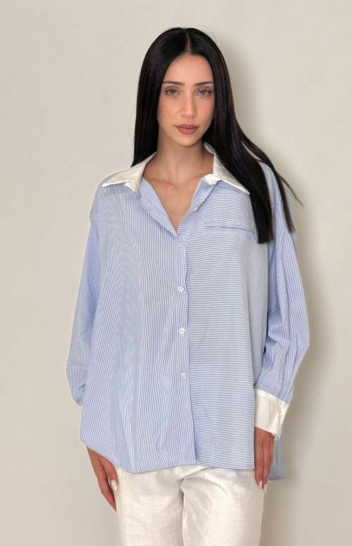 STRIPED SHIRT | LIGHT BLUE