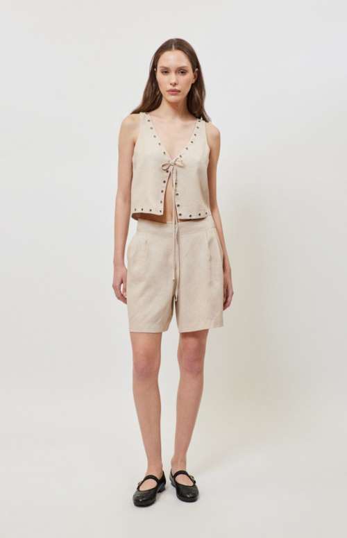 CO-ORD JOSEFINE | VEST & BERMUDA