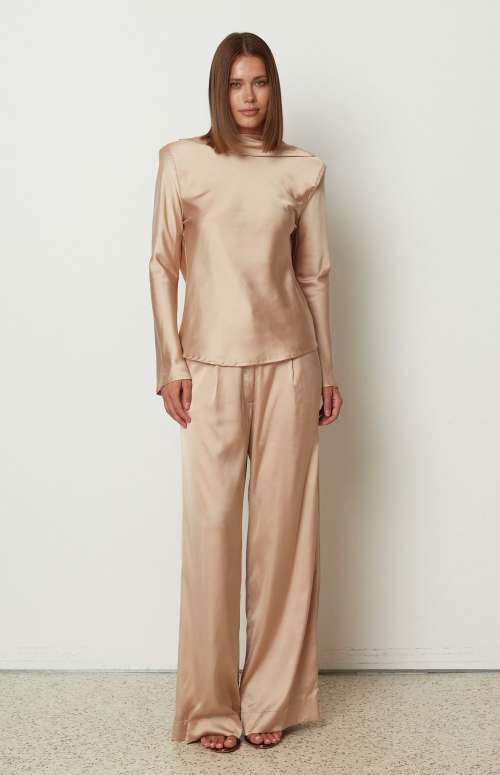SLEEK SATIN PANTS