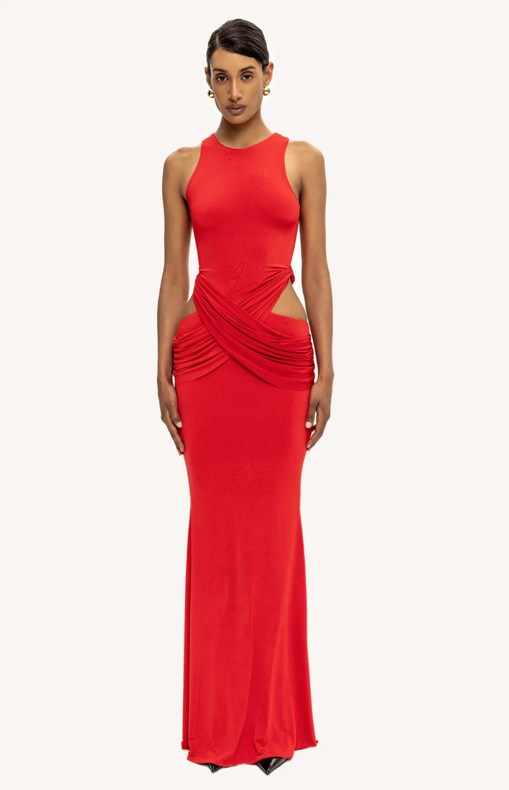 MAGDA RED DRESS
