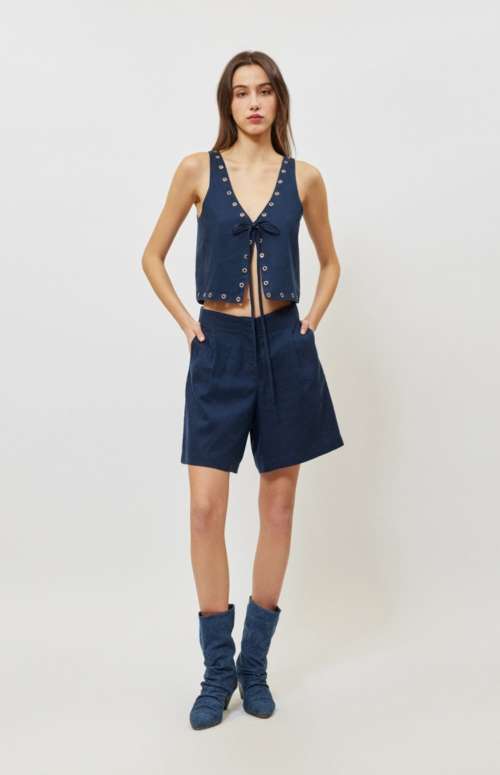 CO-ORD JOSEFINE | VEST & BERMUDA