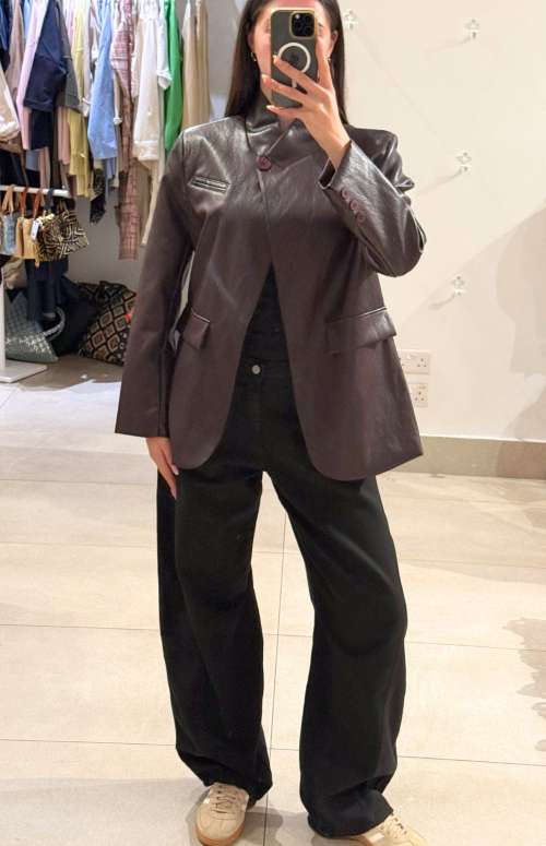 FAUX LEATHER JACKET