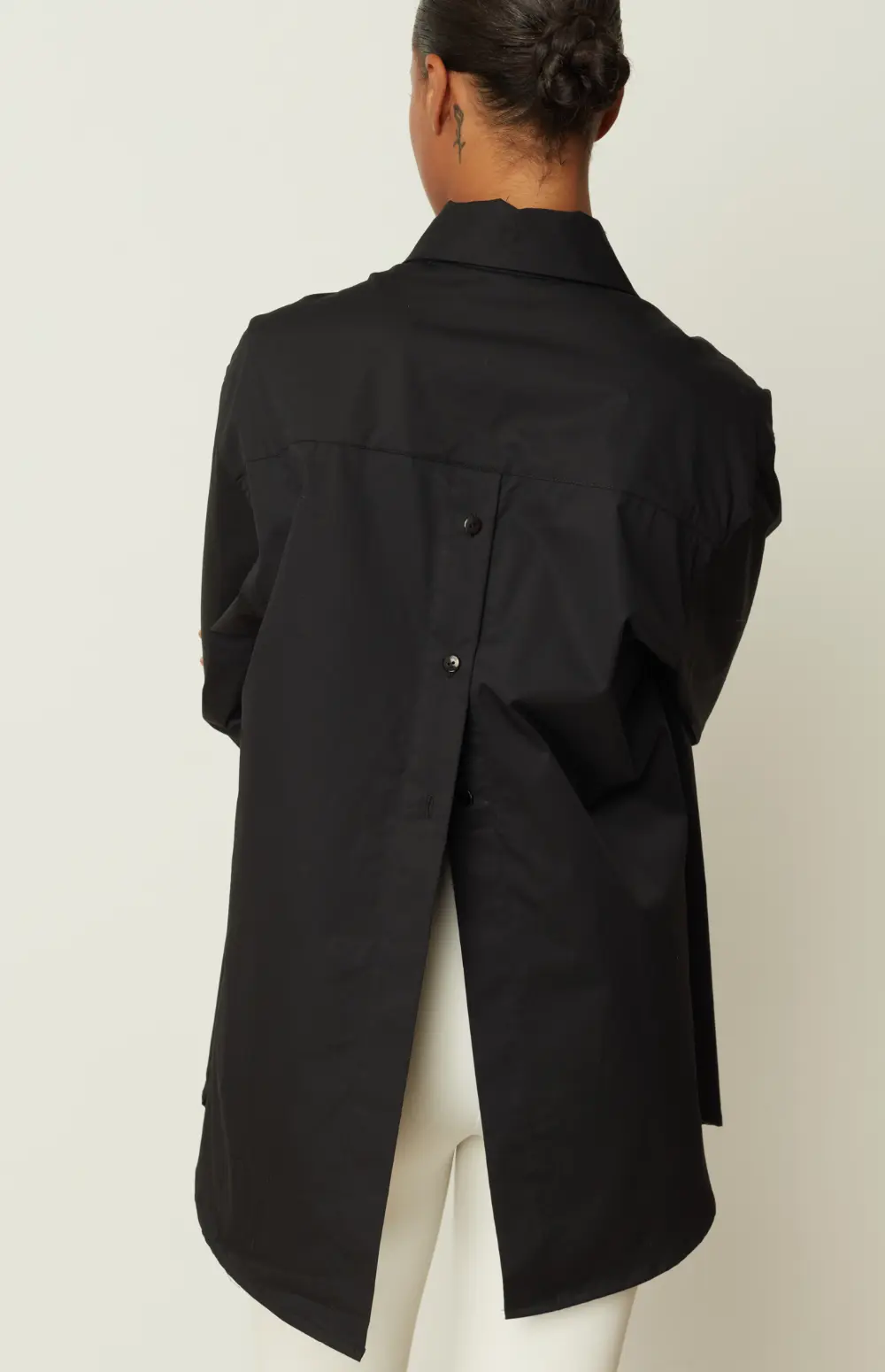 BUTTON BACK SHIRT