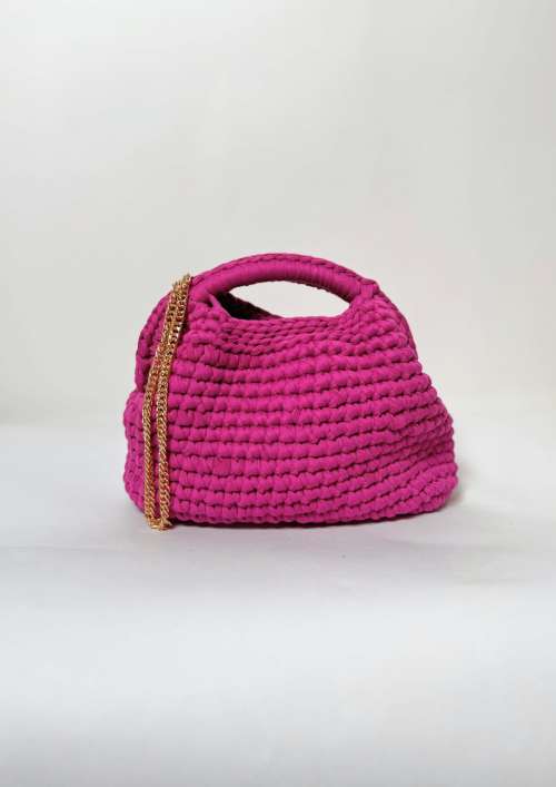 CROCHET LOOK BAG | MAGENTA