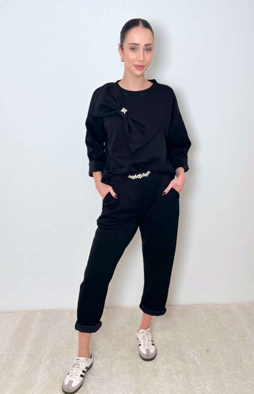 BOW CO-ORD | BLACK