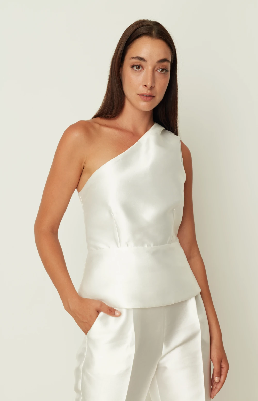 DUCHESS ONE SHOULDER TOP