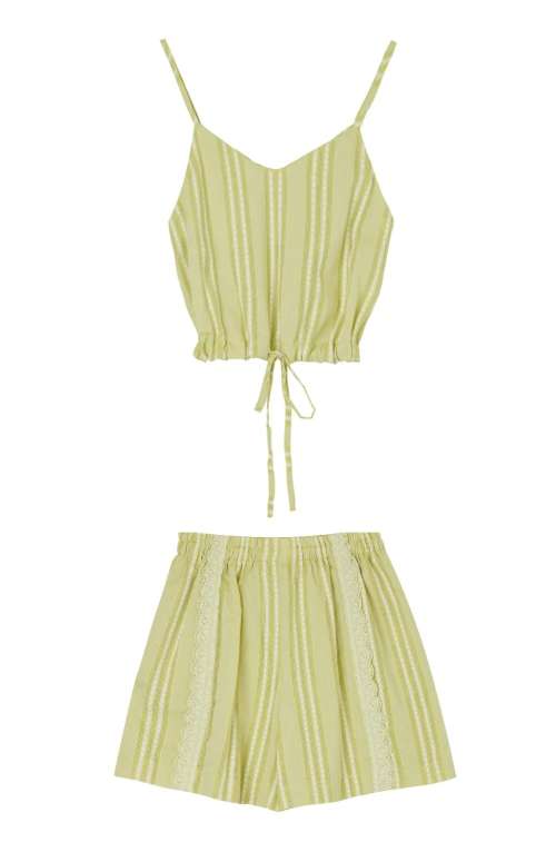 CO-ORD LACE DETAILS | TOP & SHORTS