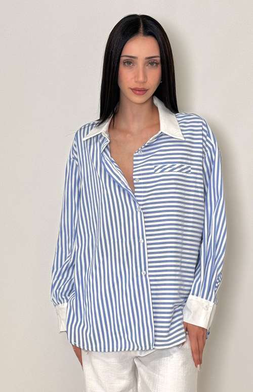 STRIPED SHIRT | BLUE